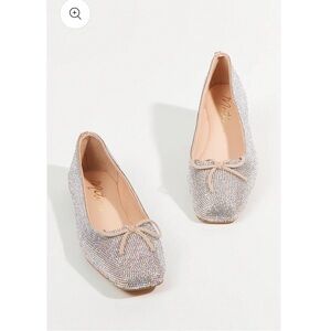 Matisse Roxy Clear Rhinestone Ballet Flats